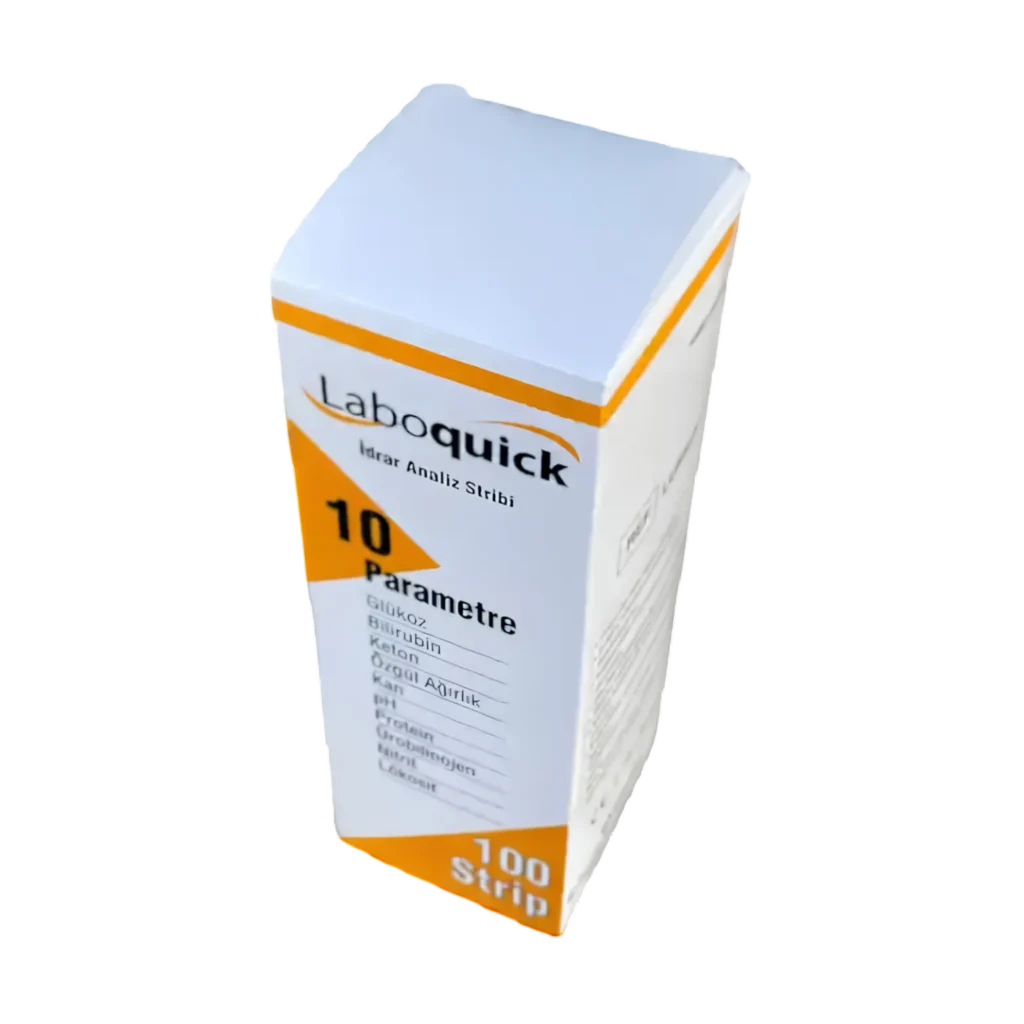 Laboquick 10 parametreli idrar analiz stribi 100 test