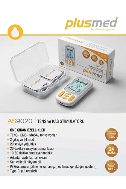 Plusmed AS9020 Tens Ems Cihazı